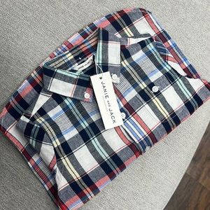 Janie and Jack size 2t button down shirt. New with tags originally $38.00.